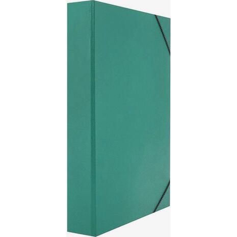 Κουτί αρχειοθέτησης με λάστιχο LEIZER 25x35x15cm πράσινο